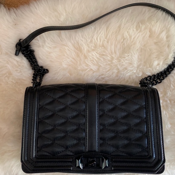 Rebecca Minkoff Love with Black Hatdware